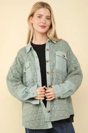 Oversized Quilted Shacket