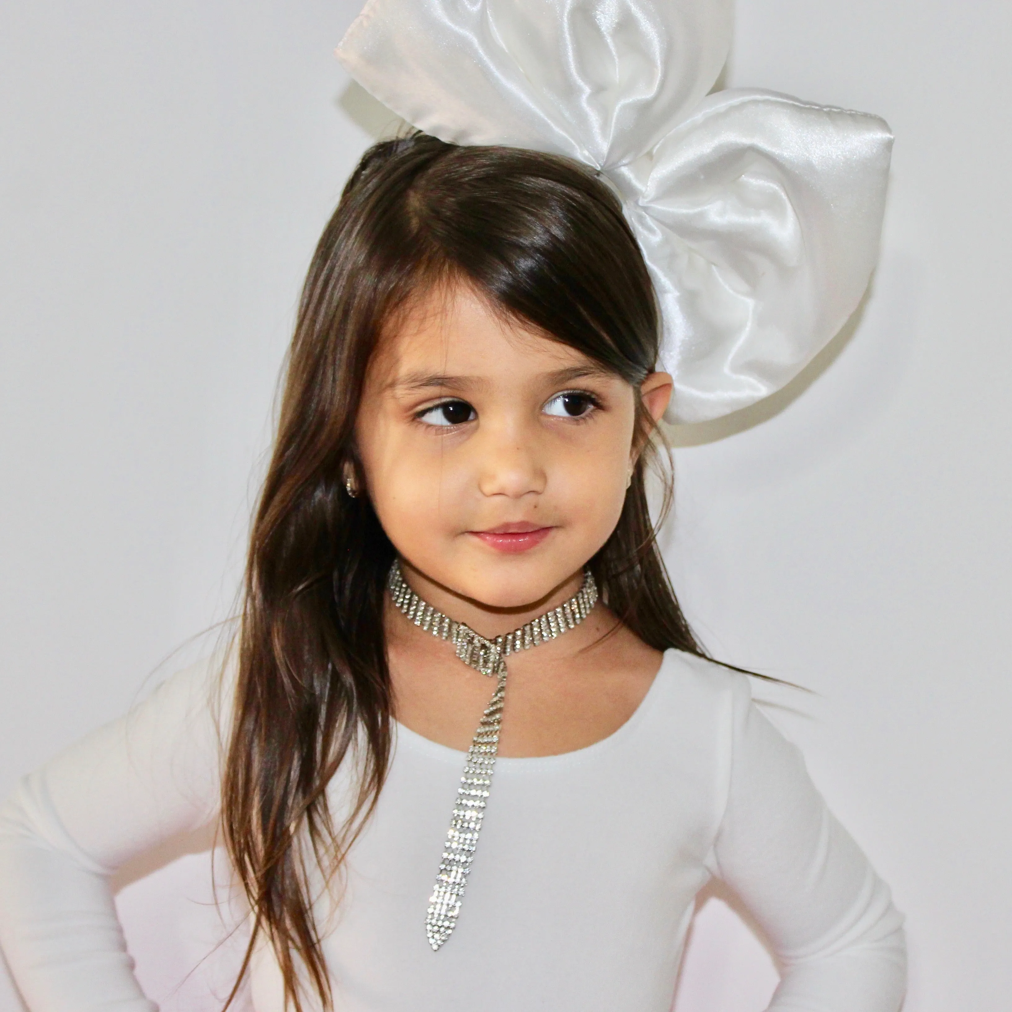 Oversized Satin Bow Headband