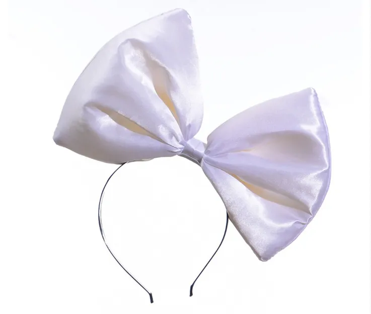Oversized Satin Bow Headband