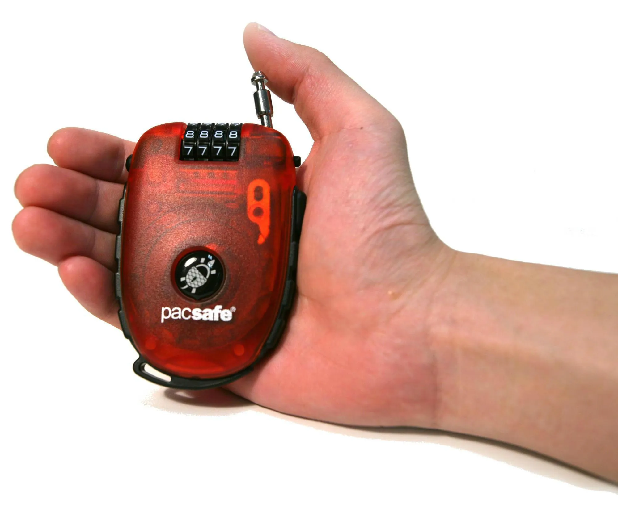 Pacsafe RetractaSafe 4-Dial Retractable Cable Lock