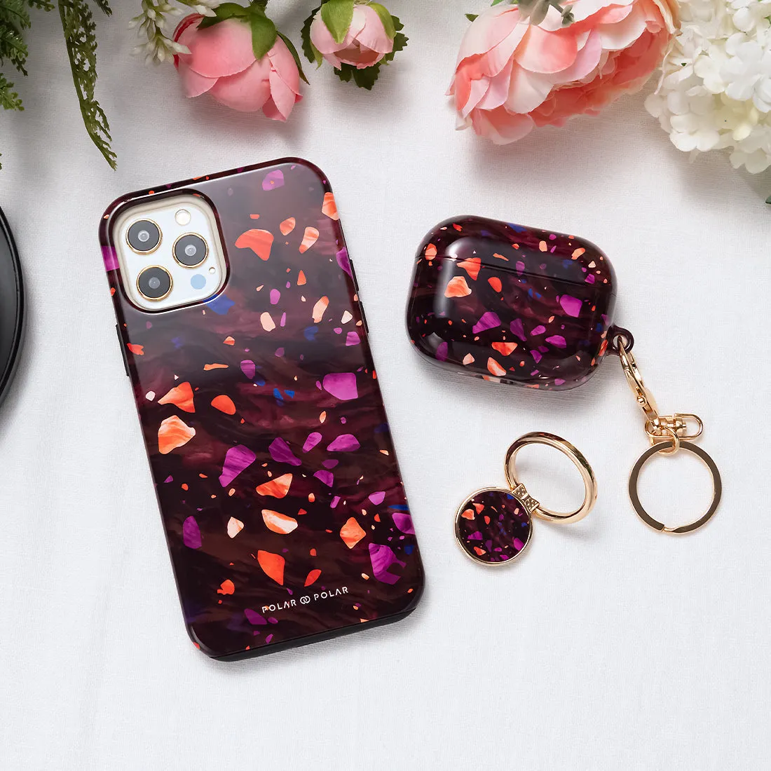 Paprika Terrazzo Gem Custom - iPhone 11 Pro Case