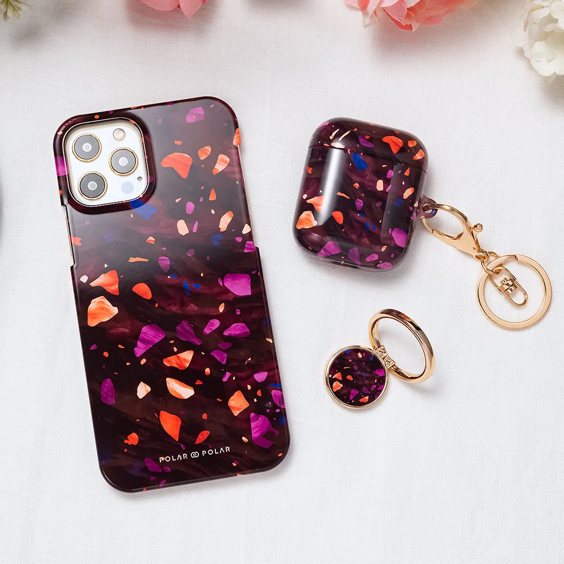 Paprika Terrazzo Gem Custom - iPhone 11 Pro Case