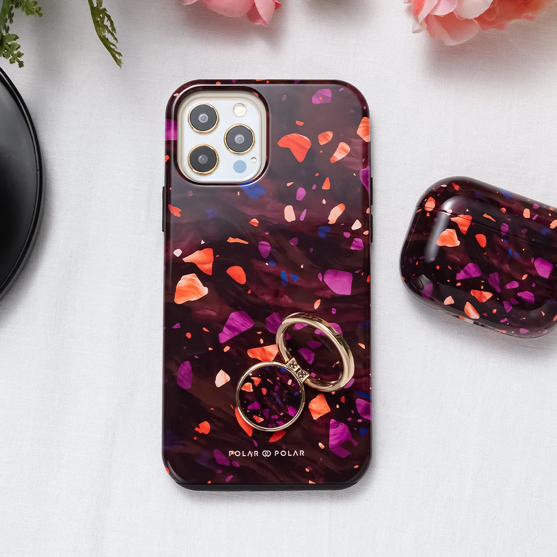 Paprika Terrazzo Gem Custom - iPhone 11 Pro Case