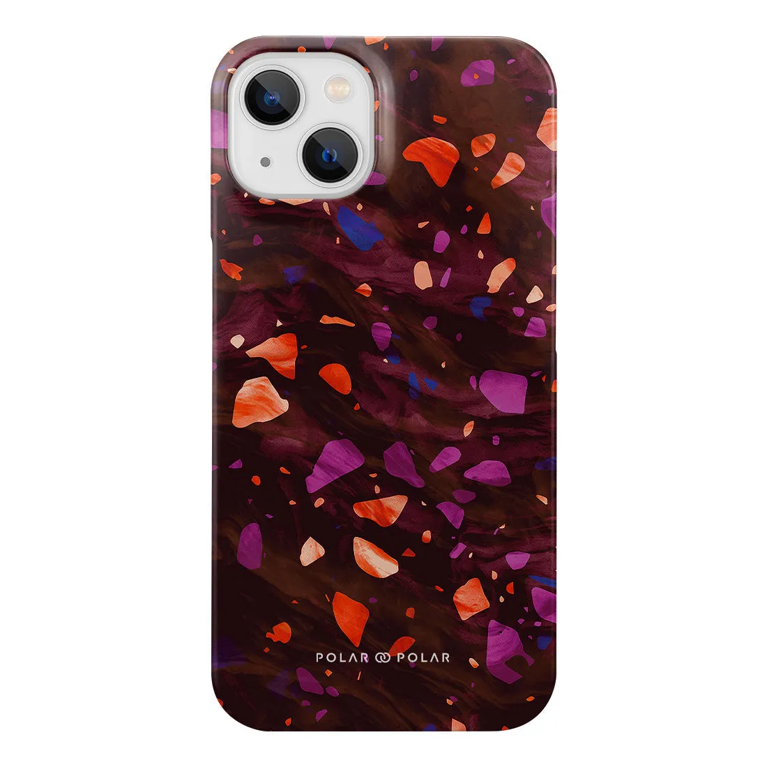 Paprika Terrazzo Gem Custom - iPhone 13 Case