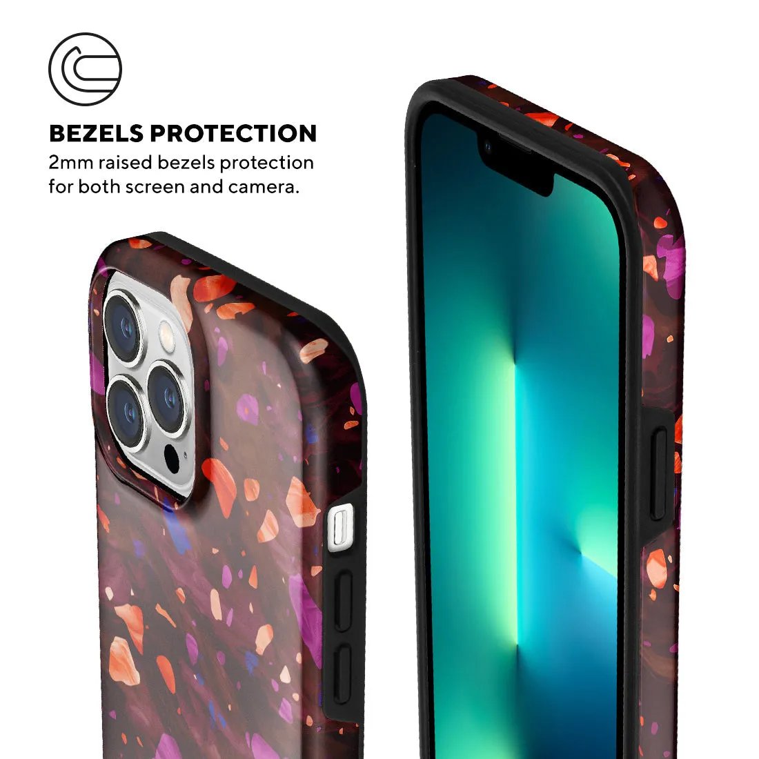 Paprika Terrazzo Gem Custom - iPhone 13 Pro Max Case