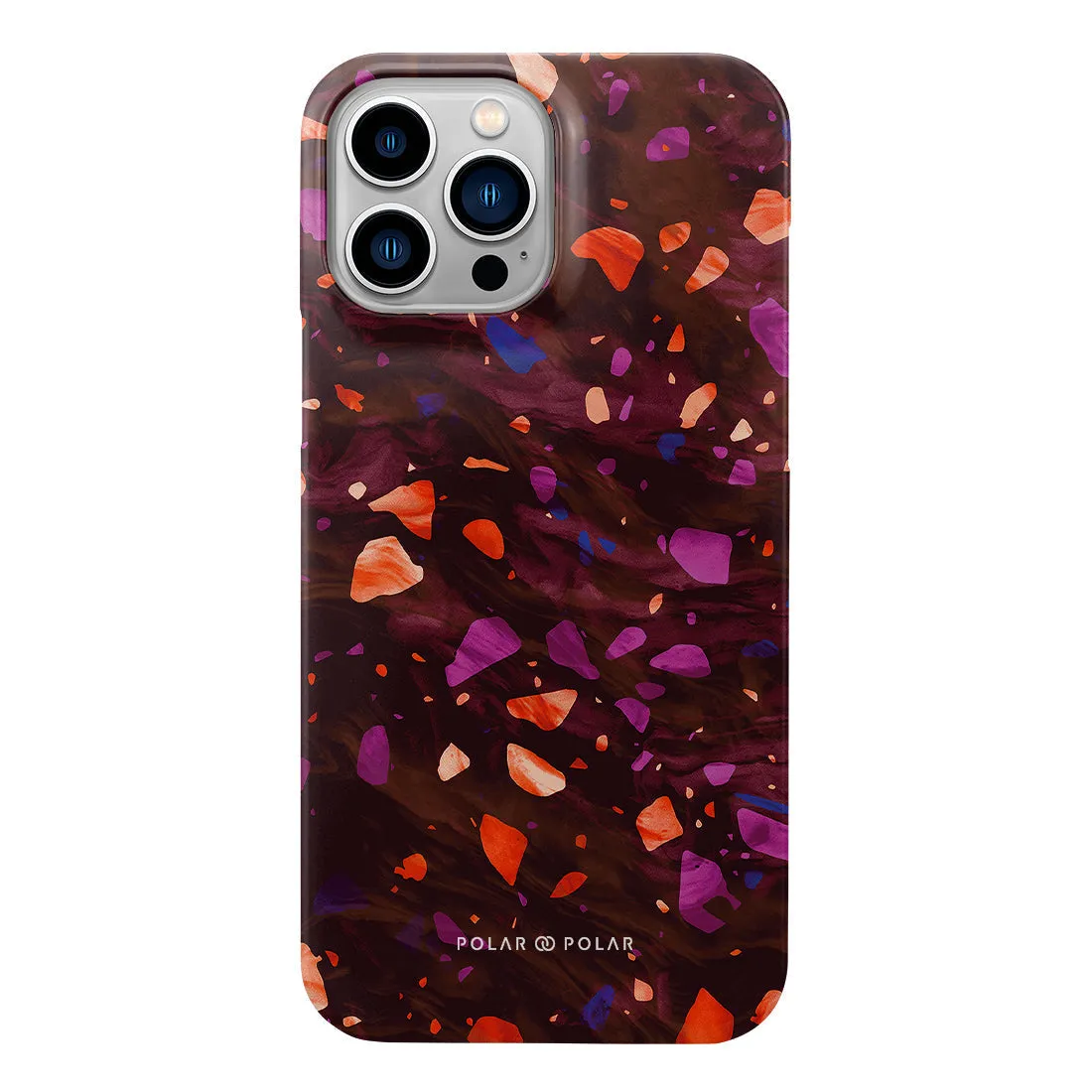 Paprika Terrazzo Gem Custom - iPhone 13 Pro Max Case
