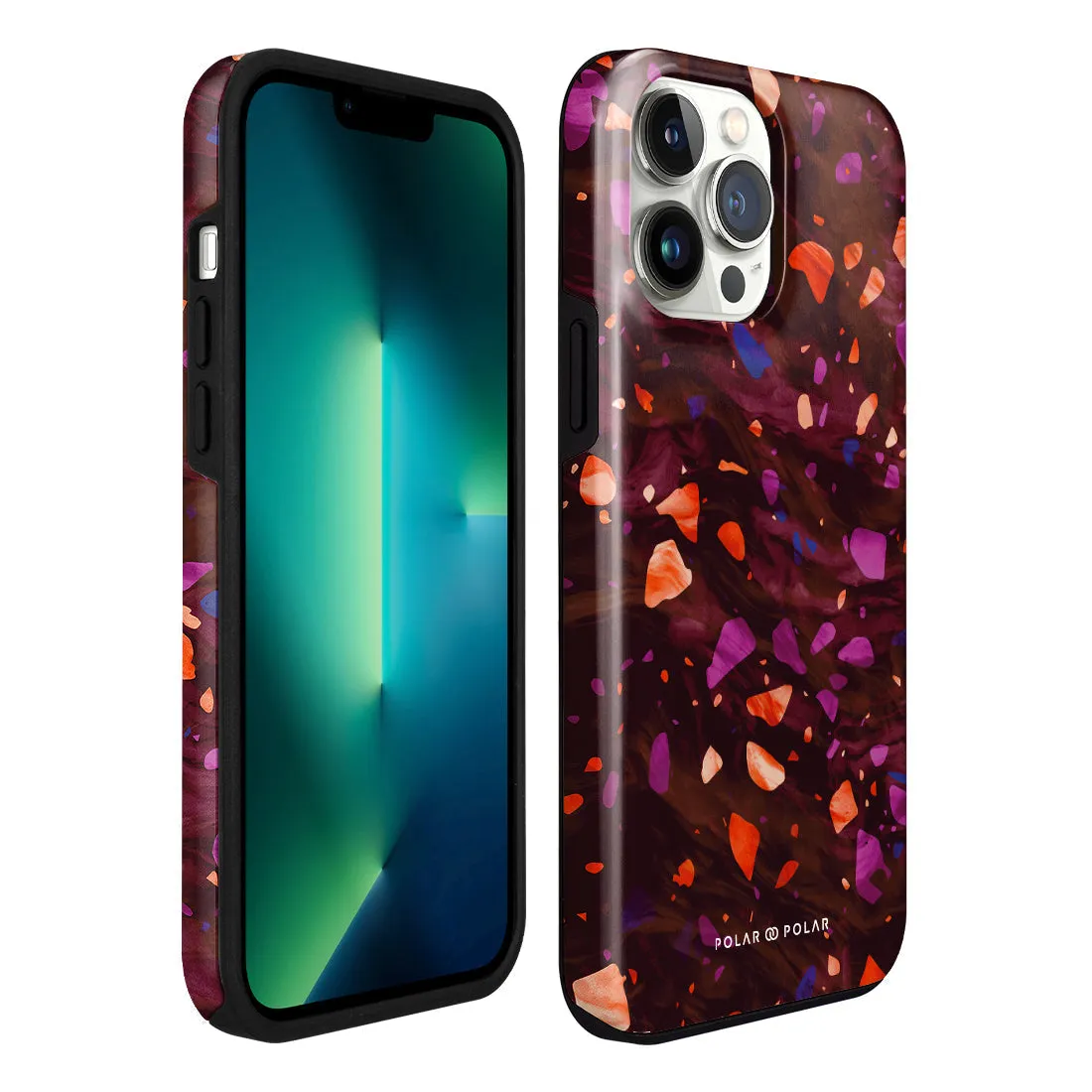 Paprika Terrazzo Gem Custom - iPhone 13 Pro Max Case