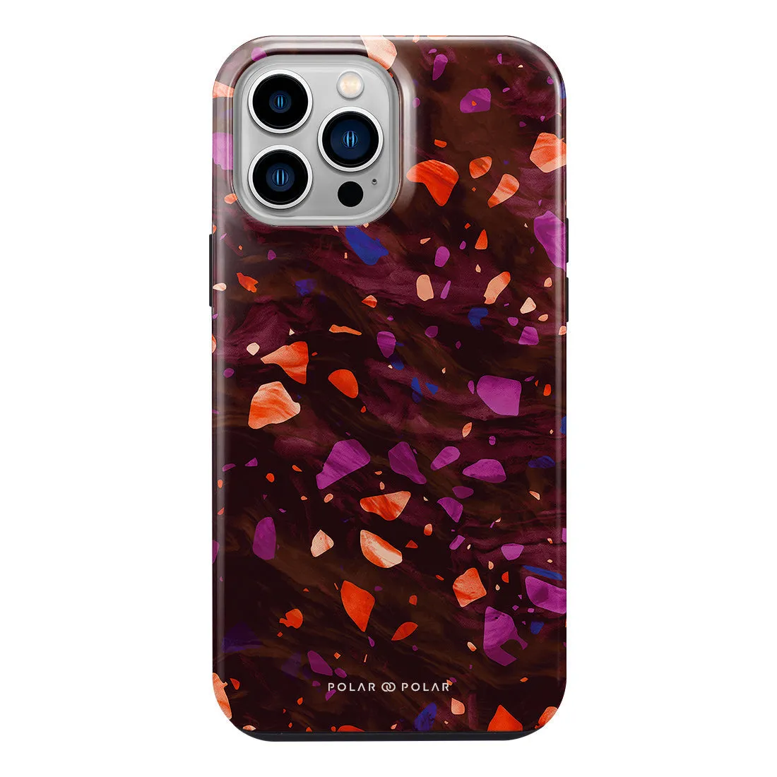 Paprika Terrazzo Gem Custom - iPhone 13 Pro Max Case