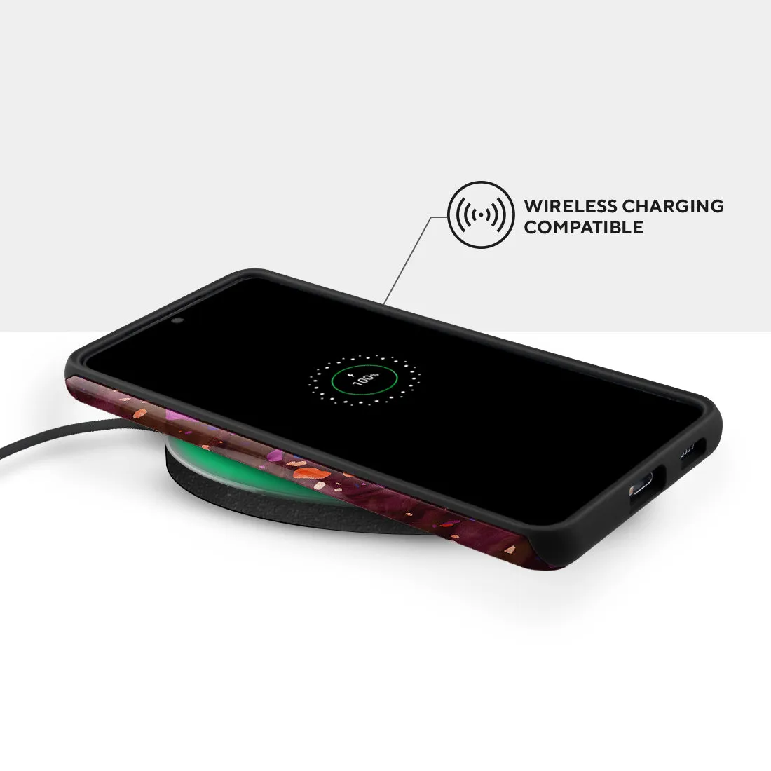 Paprika Terrazzo Gem Custom - Samsung Galaxy S21 Plus 5G Case