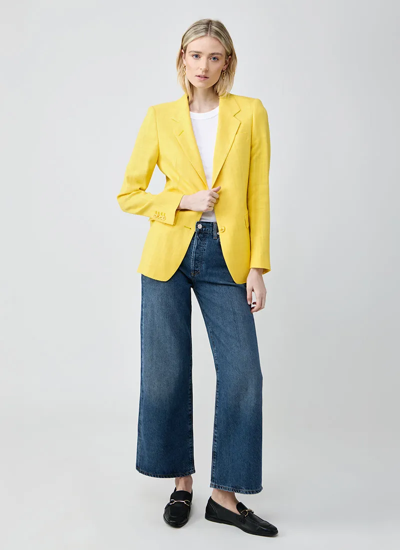 Parigi Single Breasted Straight Pockets Blazer