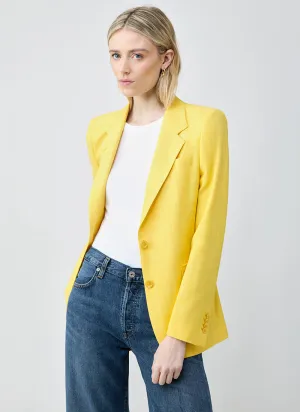 Parigi Single Breasted Straight Pockets Blazer