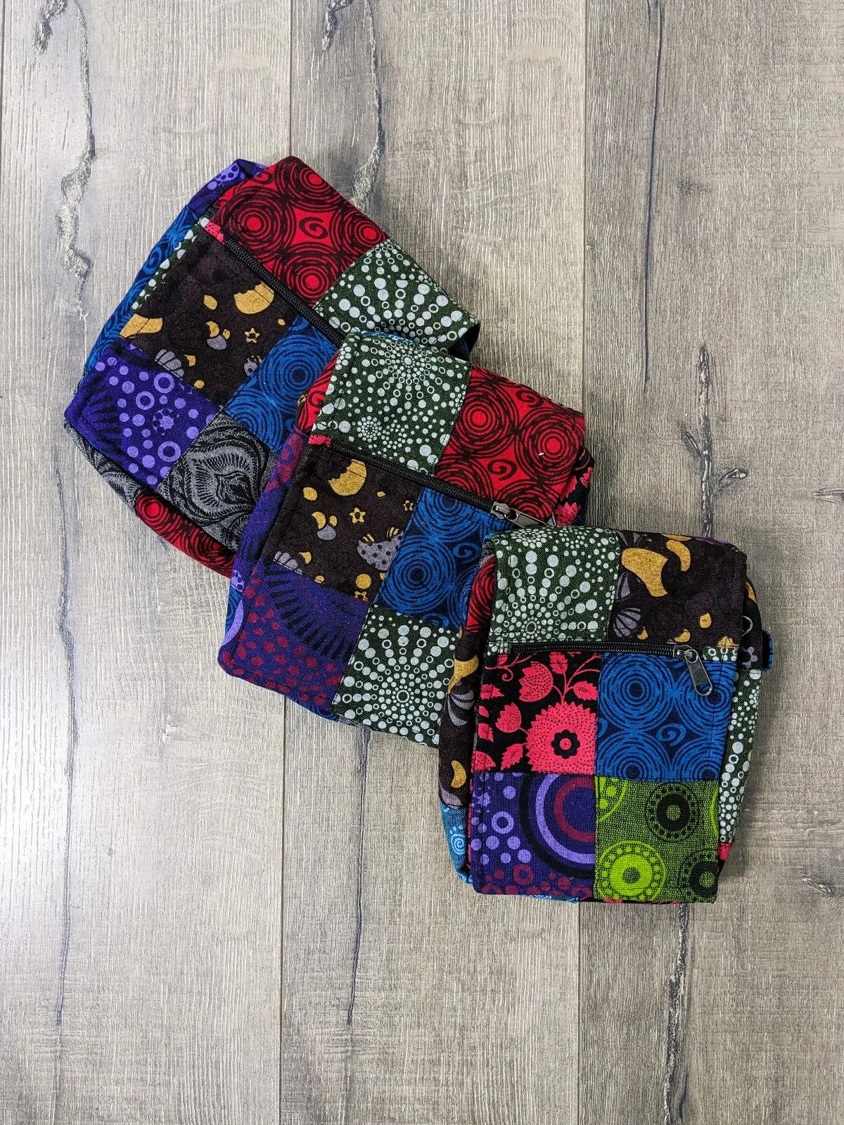 Patchwork Passport Bag