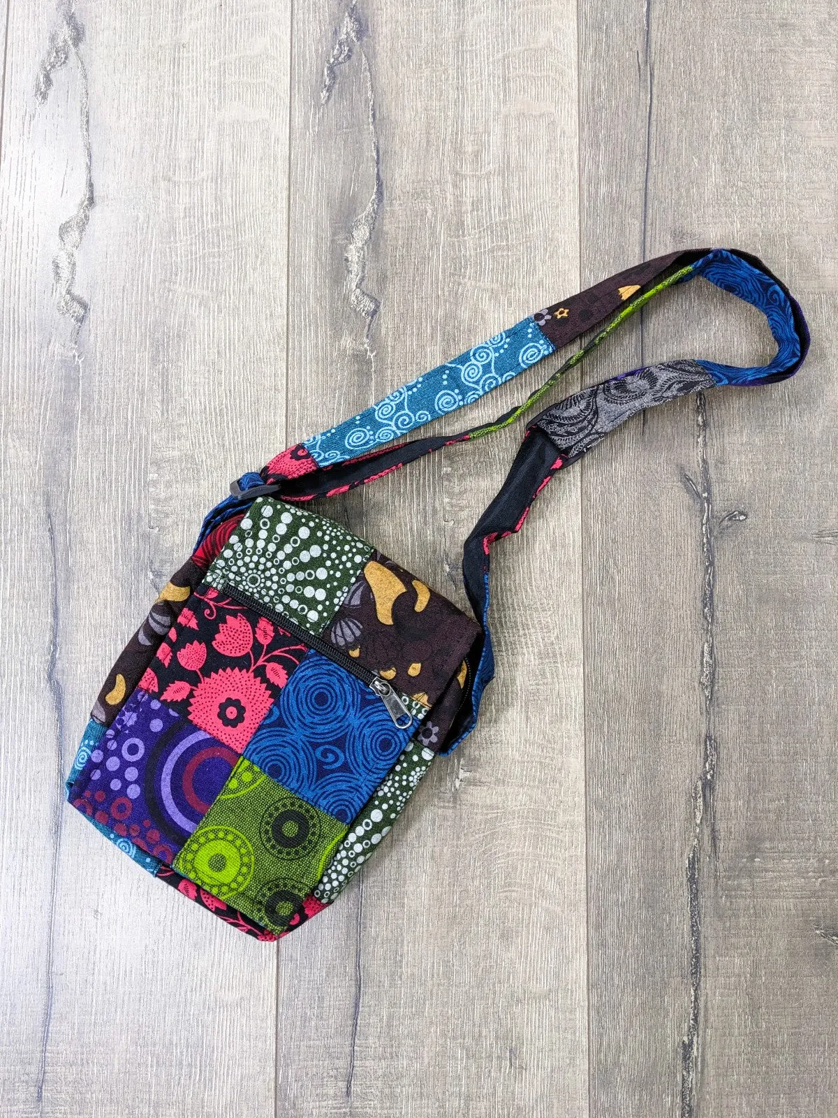 Patchwork Passport Bag