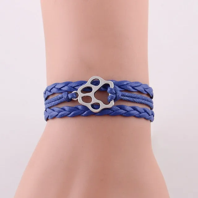 Paw Charm Bracelet For Dog