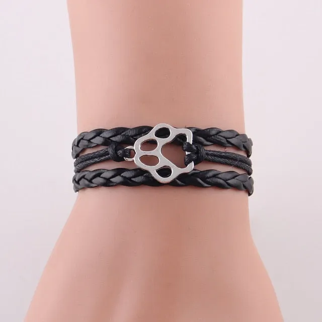 Paw Charm Bracelet For Dog