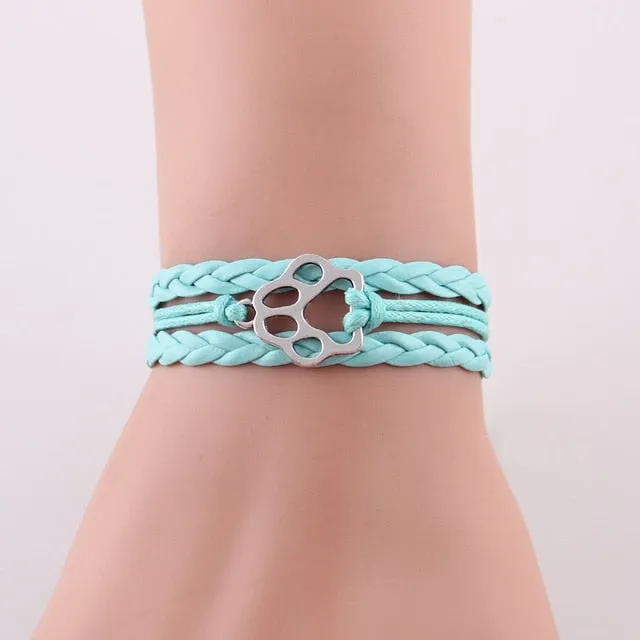 Paw Charm Bracelet For Dog