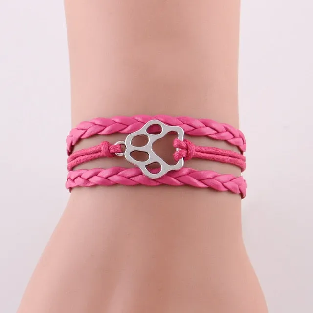 Paw Charm Bracelet For Dog