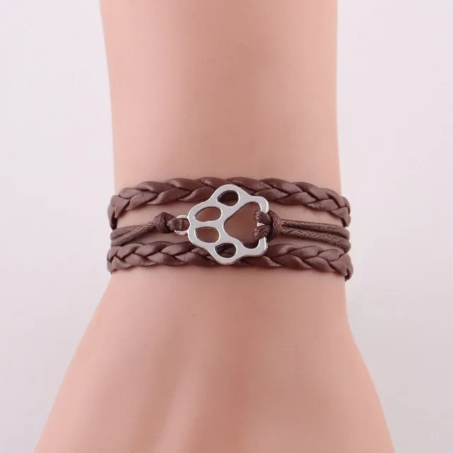 Paw Charm Bracelet For Dog