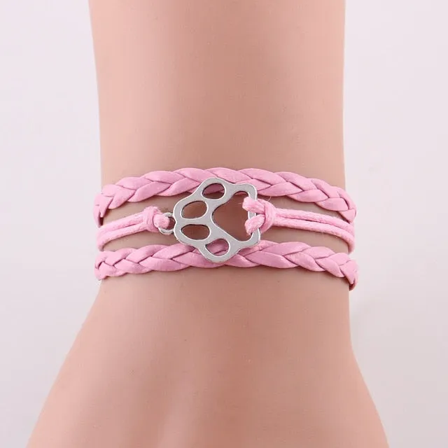 Paw Charm Bracelet For Dog