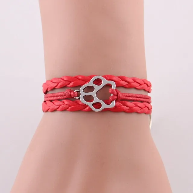 Paw Charm Bracelet For Dog