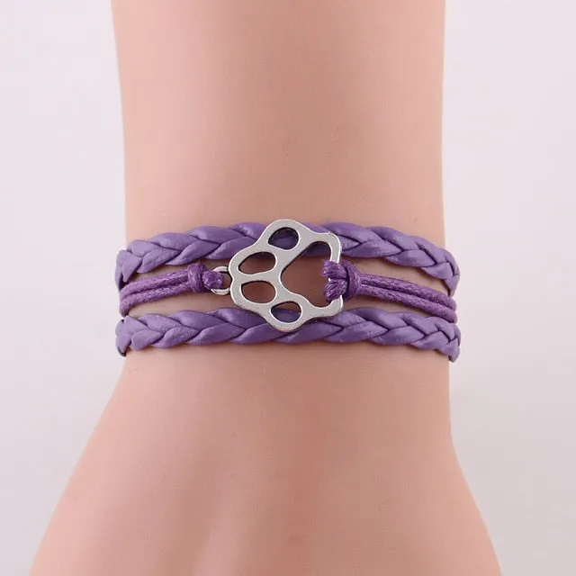 Paw Charm Bracelet For Dog