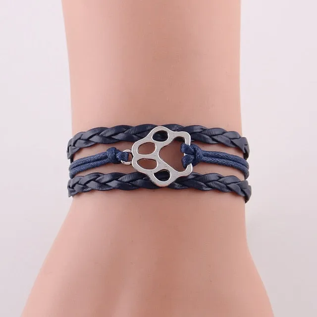 Paw Charm Bracelet For Dog
