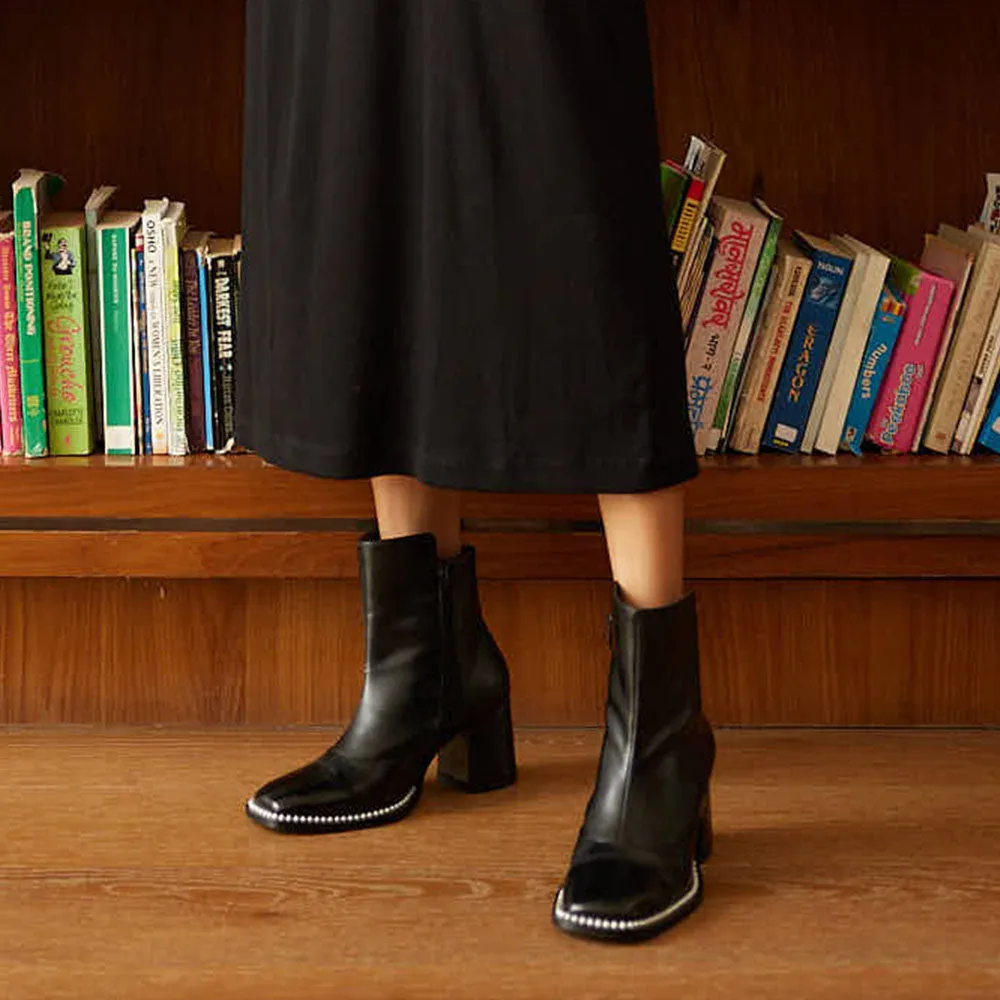 Pearl Chelsea Boots
