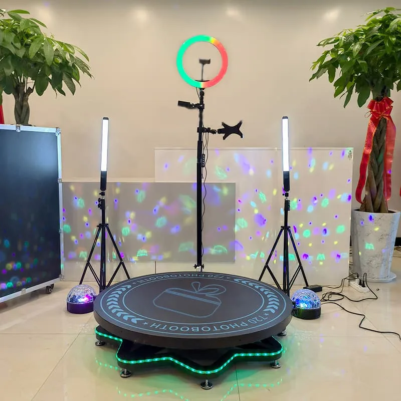 Pentagonal base Automatic 360 Photo Booth