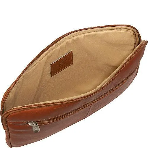 Piel Leather Mini Zip Laptop Sleeve