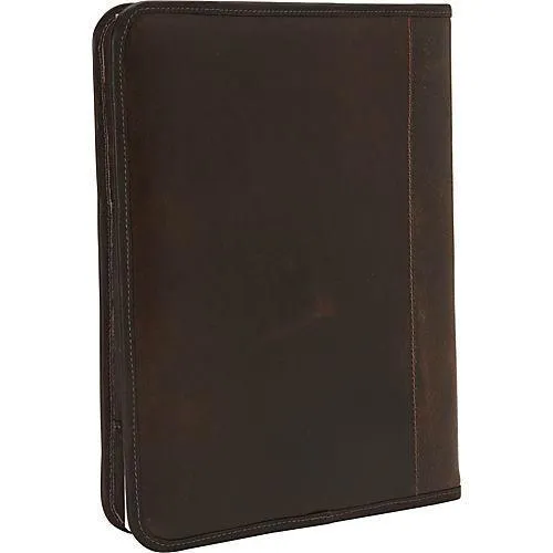 Piel Leather Vintage Letter-Size Padfolio