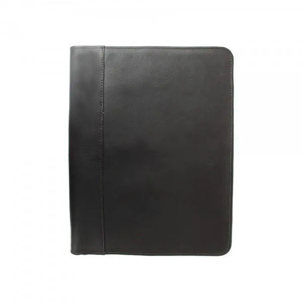 Piel Leather Zippered Padfolio