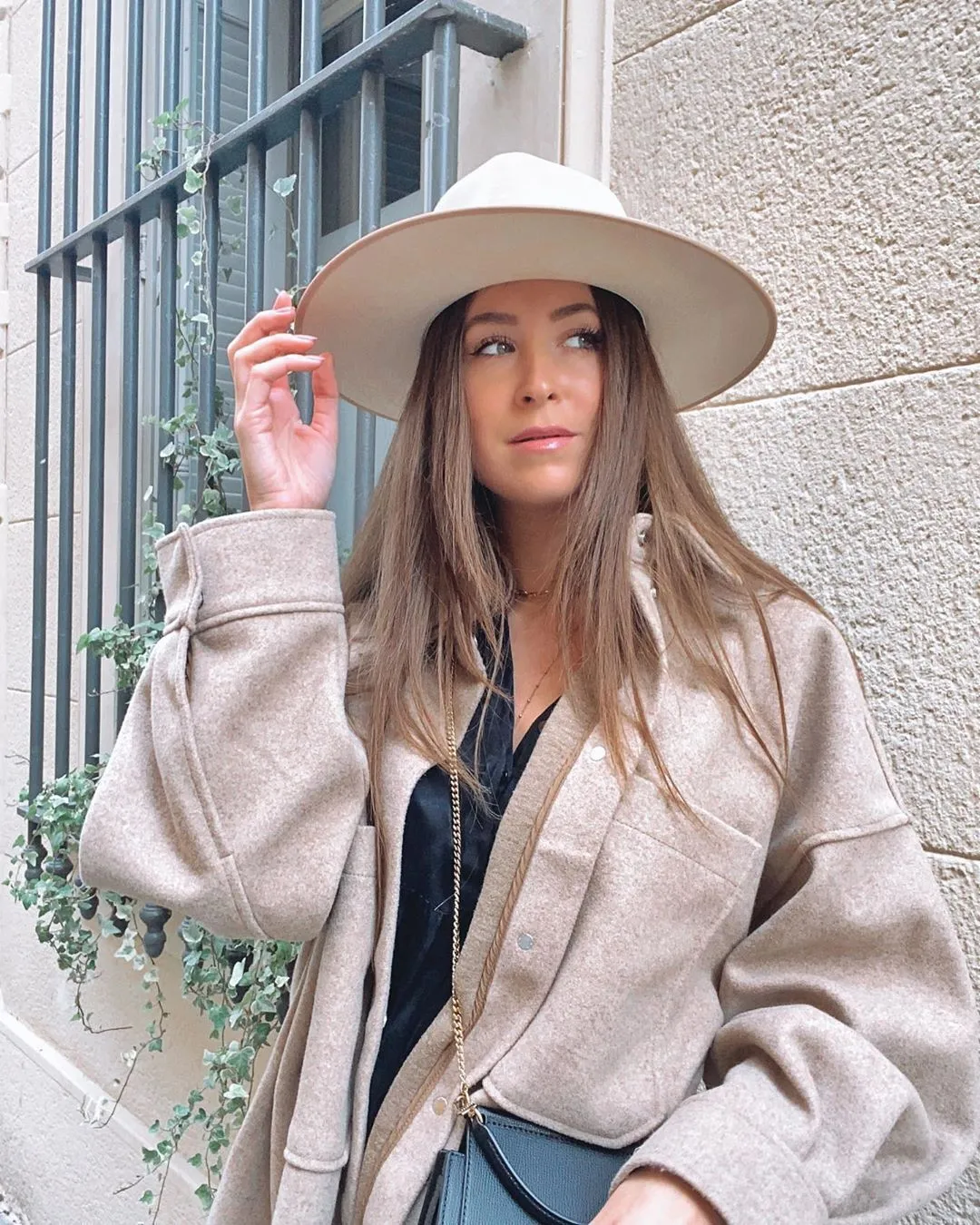 Pile Collar Bubble Sleeve Single-breasted Outerwear