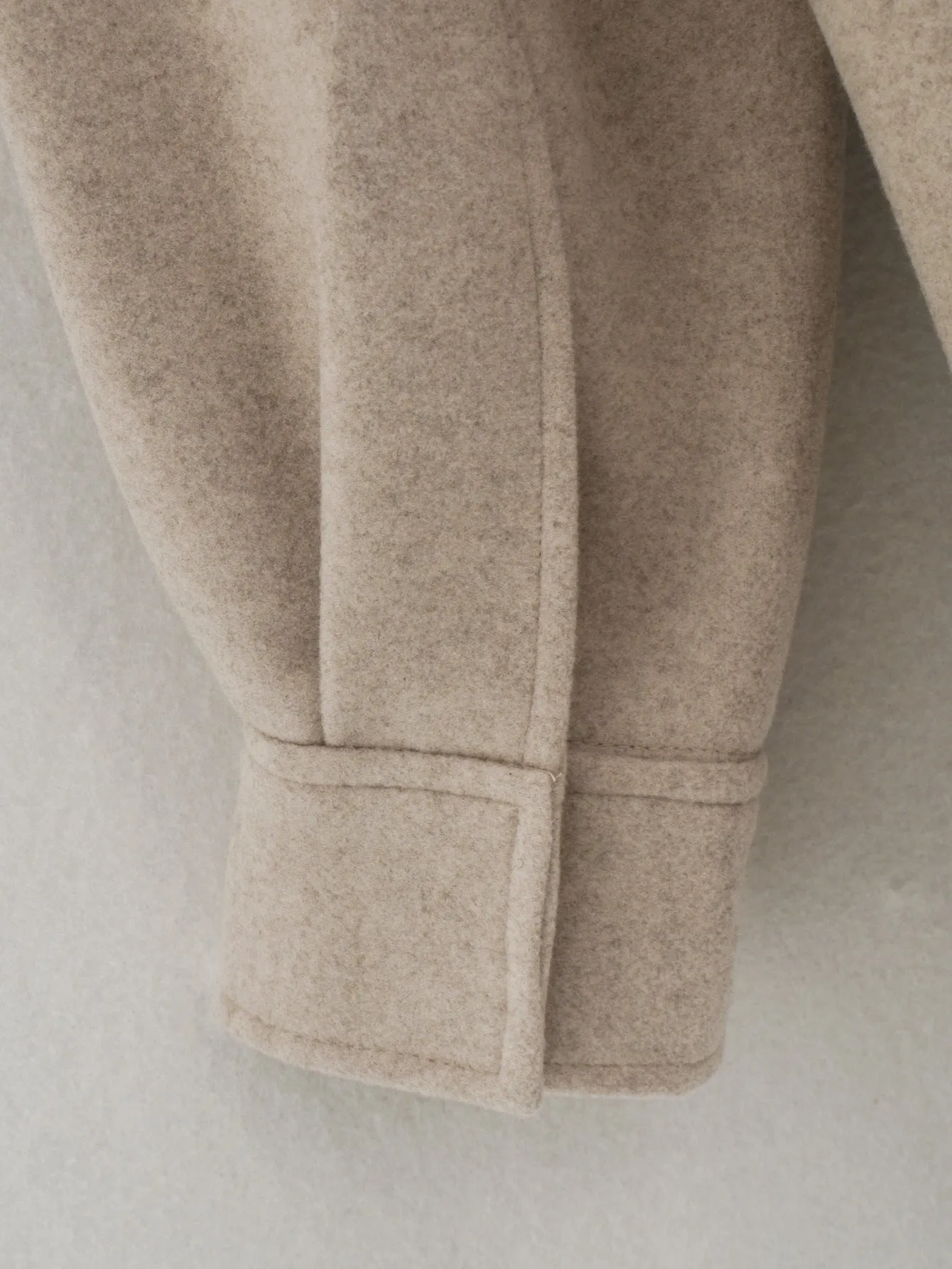 Pile Collar Bubble Sleeve Single-breasted Outerwear