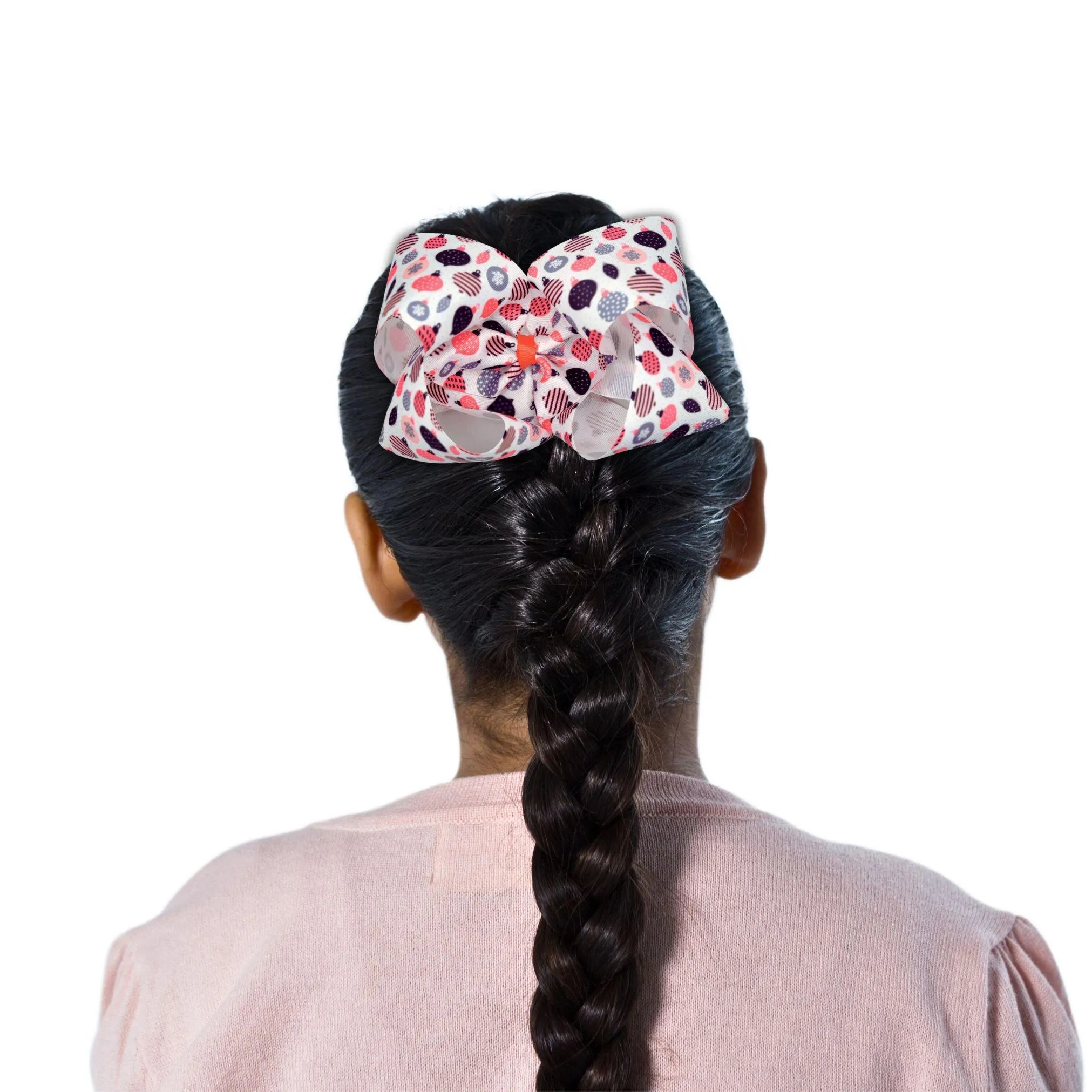 Pink Festive Ribbon Hair Bow