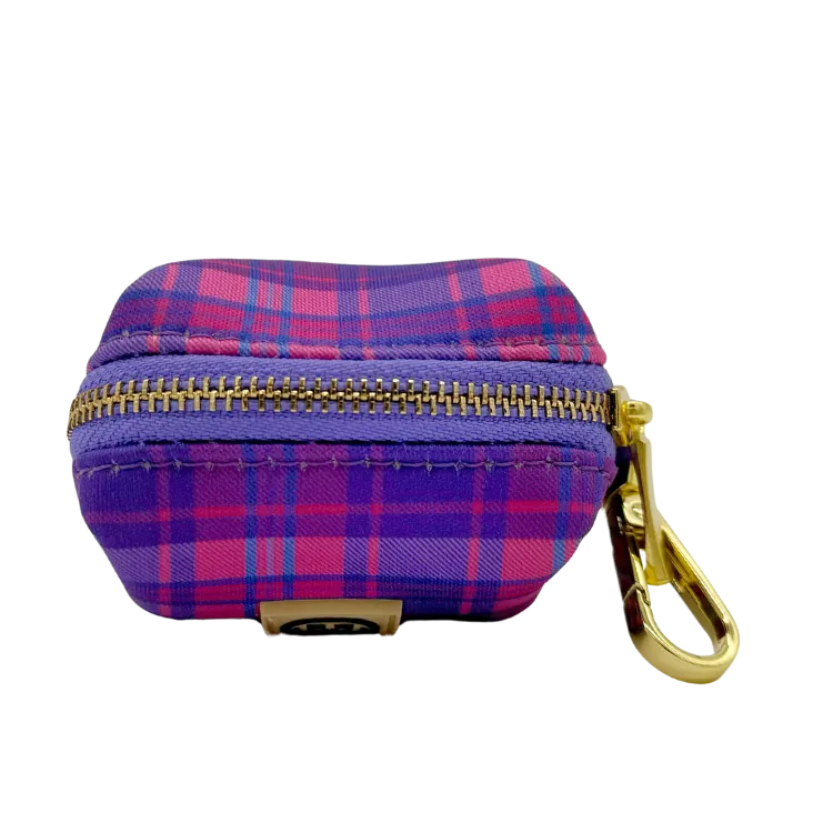 Pinkberry Plaid - Dog Poop Bag Holder