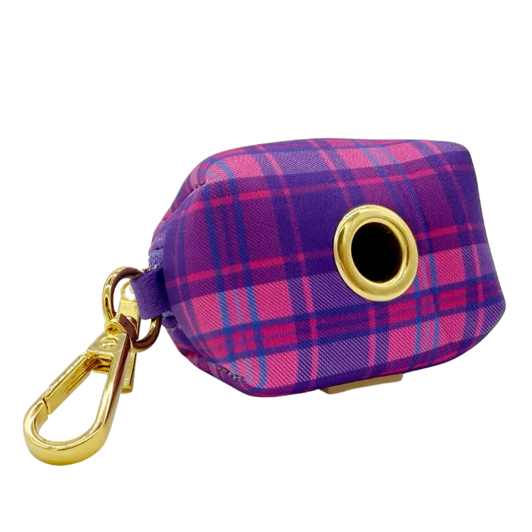 Pinkberry Plaid - Dog Poop Bag Holder