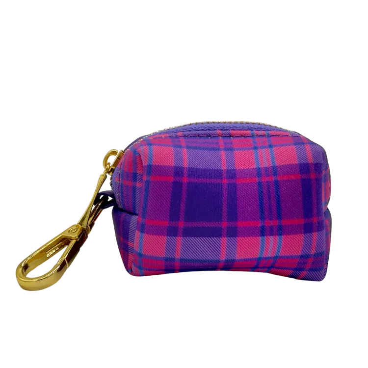 Pinkberry Plaid - Dog Poop Bag Holder