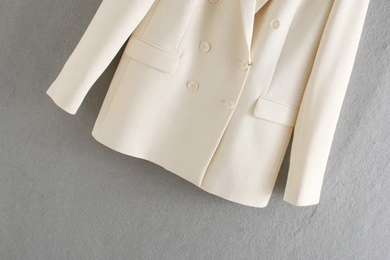 Pockets Female Outerwear Chic Tops