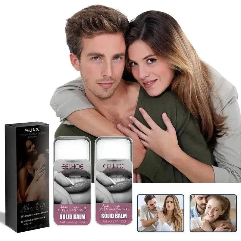 Portable Pheromone Cologne Solid Perfume - Long-Lasting Natural Fragrance
