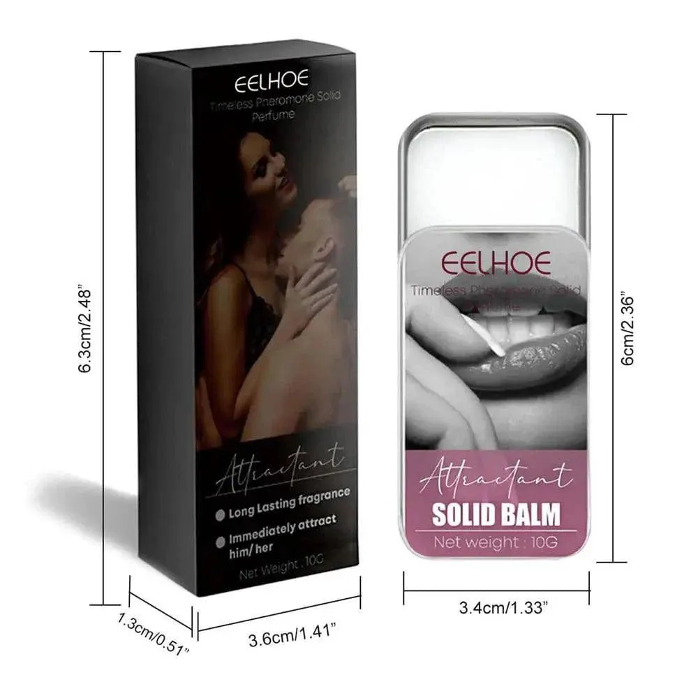 Portable Pheromone Cologne Solid Perfume - Long-Lasting Natural Fragrance