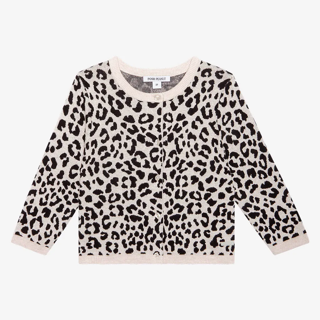 Posh Peanut Layla Jacquard Cardigan