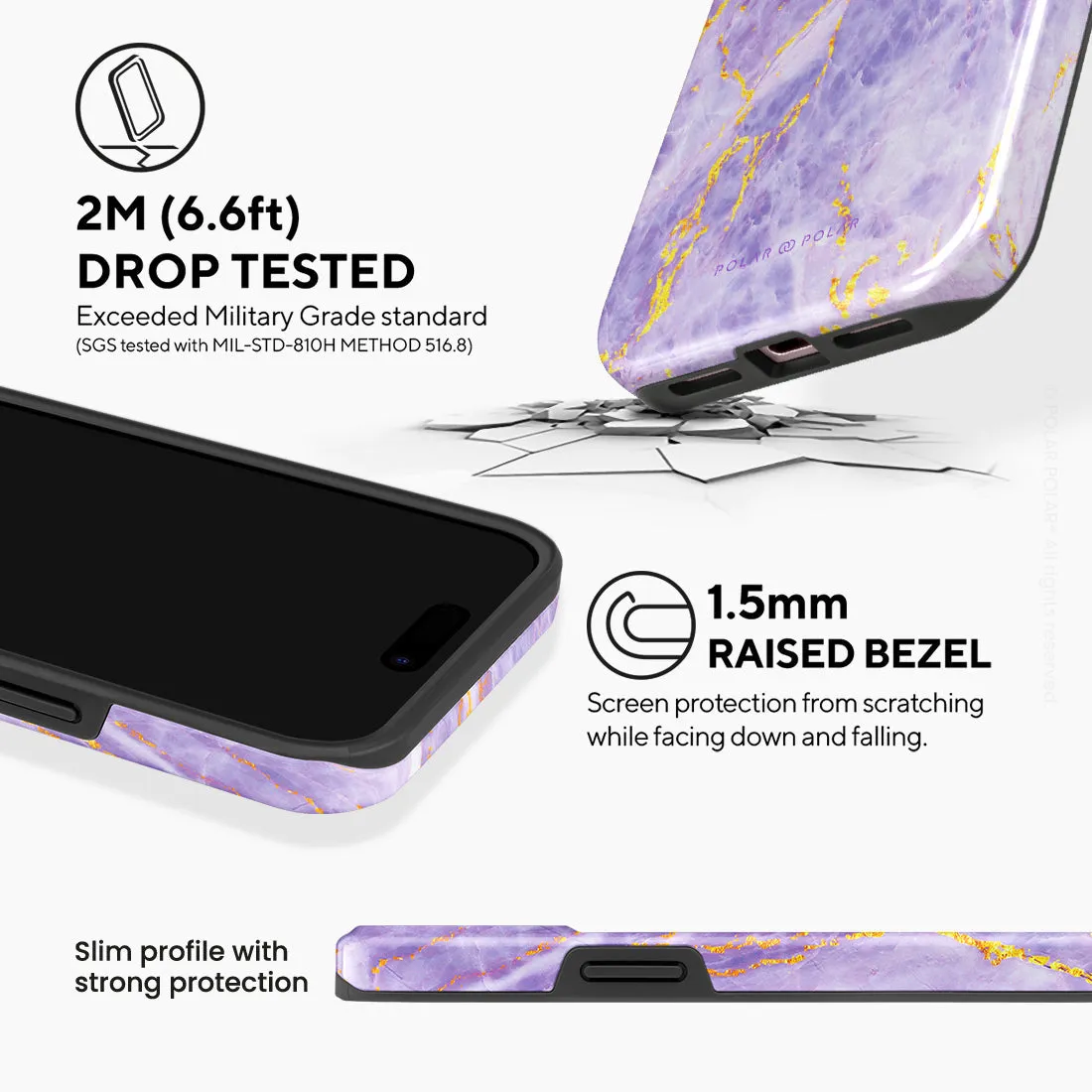 Princess Purple Custom - iPhone 15 Plus Case