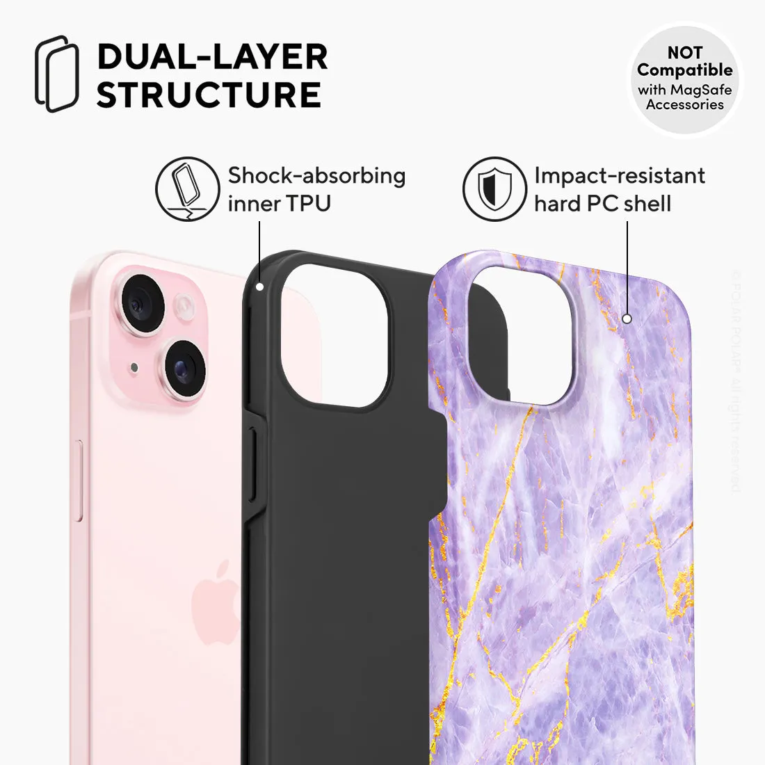 Princess Purple Custom - iPhone 15 Plus Case