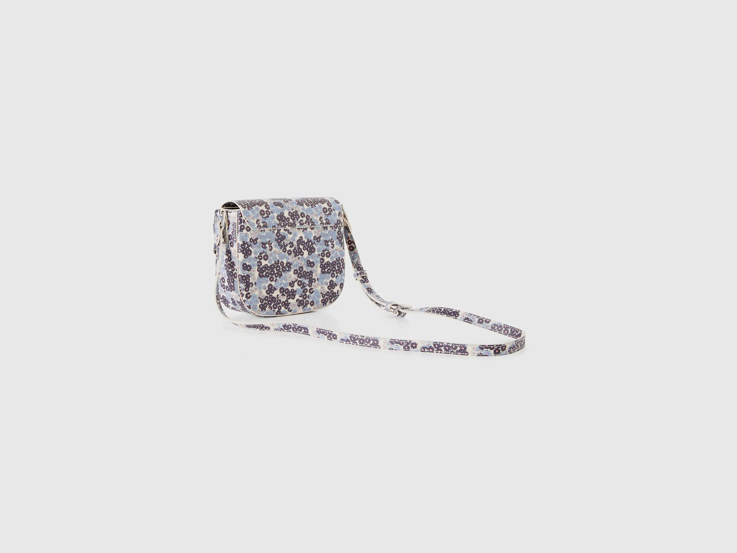 Printed Magnetic Closure Sling Bag