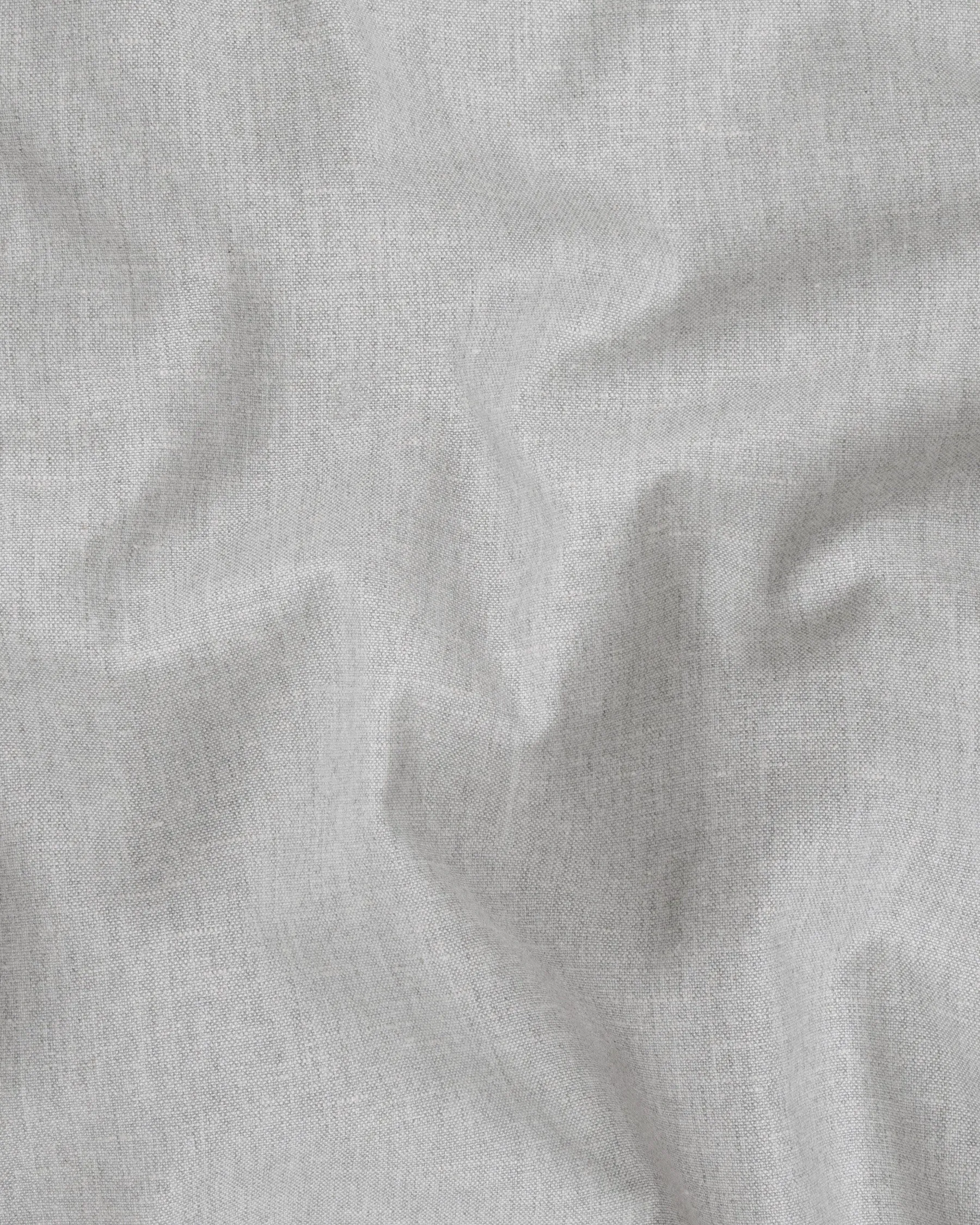 Pumice Grey Double-Breasted Wool Rich Blazer