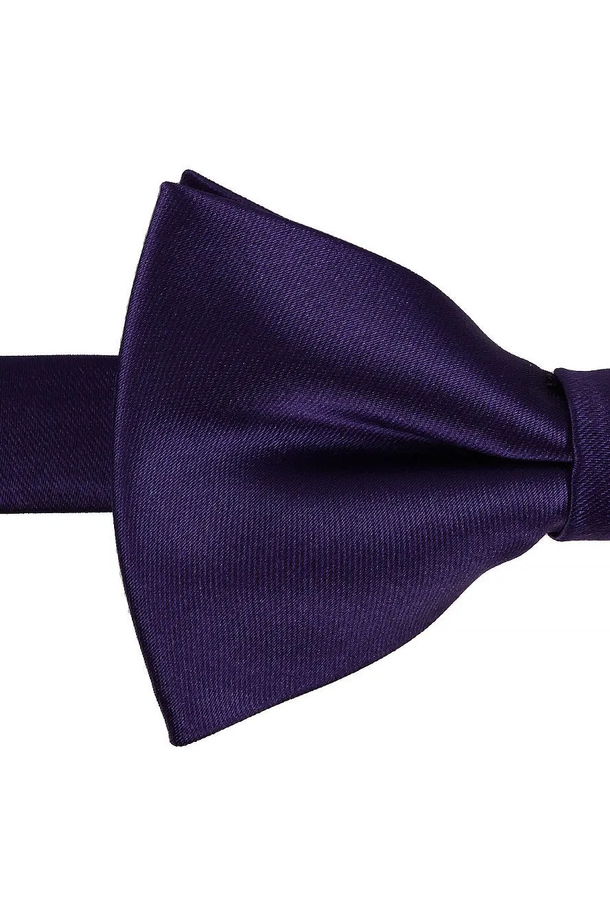 Purple Eternity Bow Tie