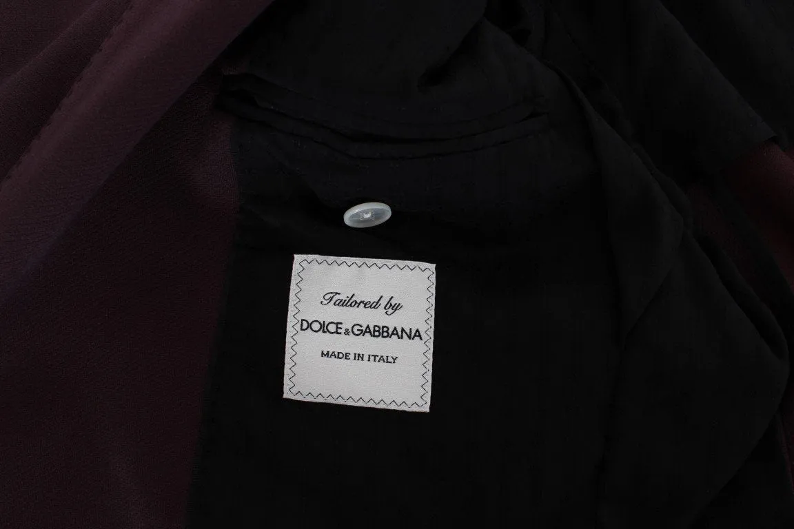 Purple Royal Crown Slim Fit Blazer Jacket