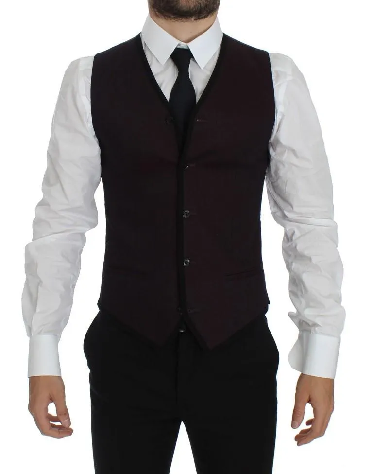 Purple Torero Slim Fit Stretch Blazer