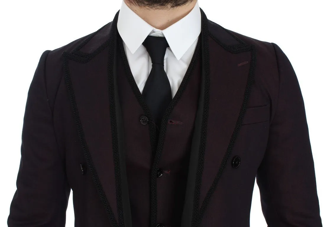 Purple Torero Slim Fit Stretch Blazer