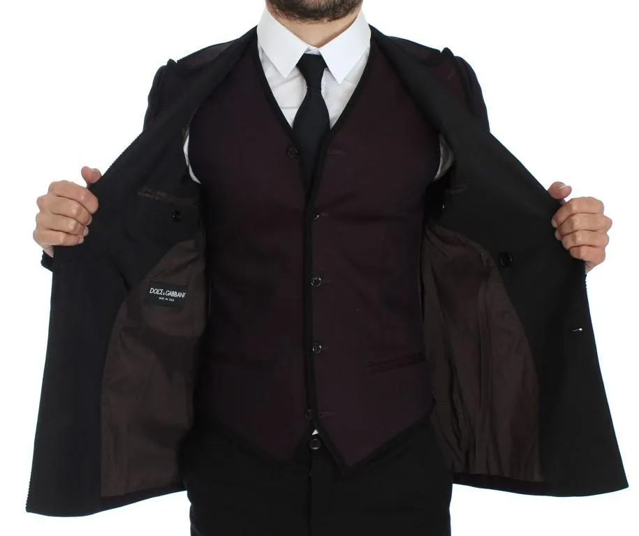 Purple Torero Slim Fit Stretch Blazer